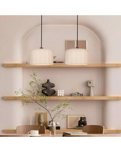 Landhaus Pendelleuchte Beige, Loulou