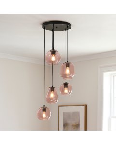 Moderne Pendelleuchte Rosa, Caia