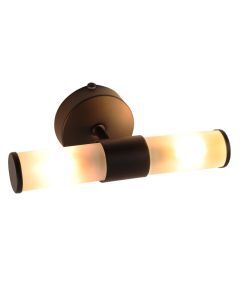 Moderne Wandleuchte Badezimmer Schwarz, Callum, IP44