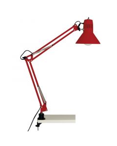 Metall Klemmspot Rot, Katharina, mit Schalter
