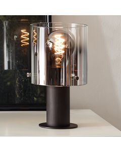 Design Tischleuchte Braun, Nour, mit Schalter