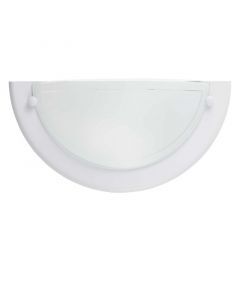 Glas Wandleuchte Weiß, Angely