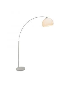 Moderne Bogenlampe Chrom, Ariana, mit Schalter