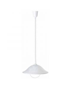 Glas Pendelleuchte Weiß, Siba