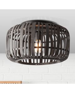 Holz Deckenlampe Schwarz, Brain