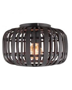 Holz Deckenlampe Schwarz, Brain