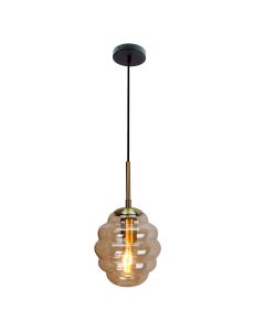 Moderne Pendelleuchte Bernstein, Lemay