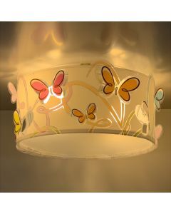 Mehrfarbige Kinderzimmer Deckenleuchte Kunststoff, Butterfly