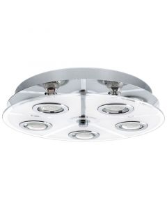 Chrom moderne Deckenlampe Glas, Lusie