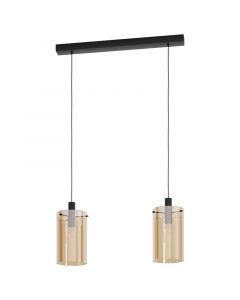 Bernstein moderne Pendelleuchte Glas, Ritesh