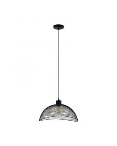 Schwarze industrielle Pendelleuchte Stahl, Ritish