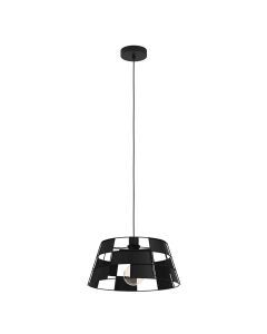 Schwarze Pendelleuchte Aluminium, Nelly