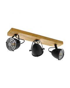Holz Deckenstrahler Braun, Pasquale