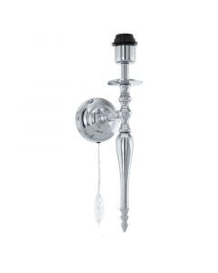 Nickel design Wandleuchte ohne Schirm Aluminium, Mason, mit Schalter