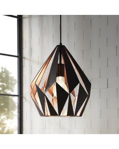 Schwarze design Pendelleuchte Metall, Acri
