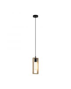 Holz Pendelleuchte Braun, Elroy