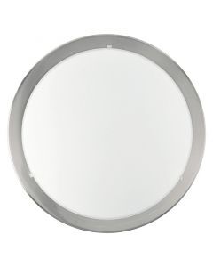 Nickel Deckenlampe Glas, Agena