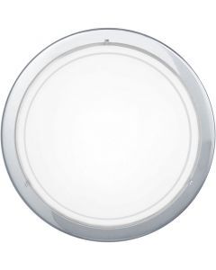 Chrom Deckenlampe Glas, Agena