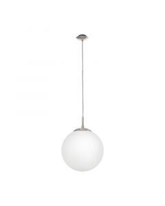 Nickel moderne Pendelleuchte Glas, Dave
