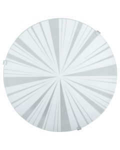 Weiße Deckenlampe Glas, Bada