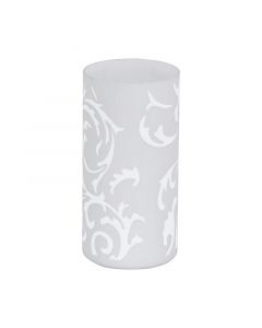 Weiße design Tischleuchte Glas, Basken, mit Schalter