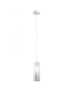 Chrom design Pendelleuchte Glas, Ilyas