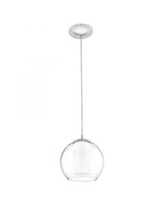 Chrom design Pendelleuchte Glas, Silvijn