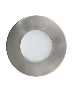 Silberne Einbaustrahler Glas, Margarita, IP65