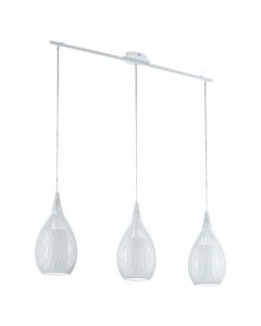 Weiße moderne Pendelleuchte Glas, Maritima