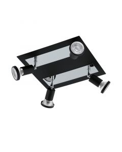 Chrom Deckenstrahler Stahl, Tisha
