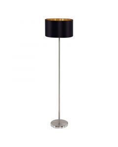 Goldene moderne Stehlampe Stoff, Terme, mit Schalter