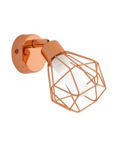 Kupfer industrielle Deckenstrahler Stahl, Zinedine