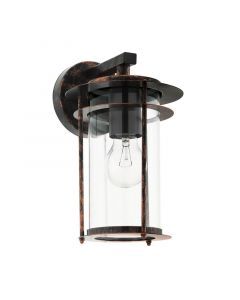 Kupfer Außenleuchte Glas, Bijou, IP44