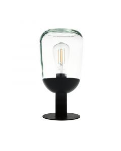 Schwarze moderne Außenleuchte Aluminium, Kerwin, IP44