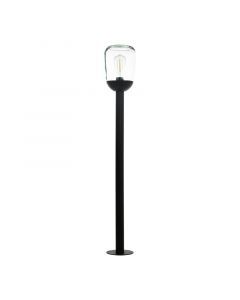 Schwarze moderne Außenleuchte Aluminium, Kerwin, IP44