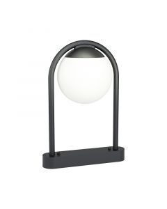 Schwarze moderne Außenleuchte Stahl, Lynne, IP44