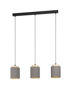 Holz Pendelleuchte Braun, Gabi