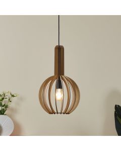 Holz Pendelleuchte Braun, Kenney