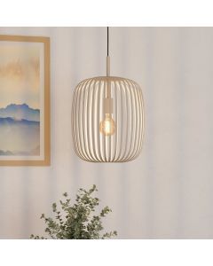 Beige industrielle Pendelleuchte Aluminium, Pietro