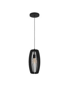 Holz Pendelleuchte Schwarz, Wilko