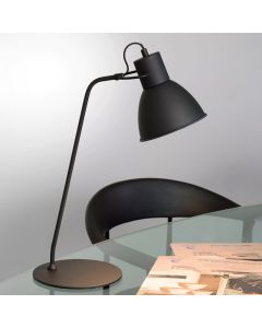 Schwarze Schreibtischlampe Modern, Shadi, mit Schalter