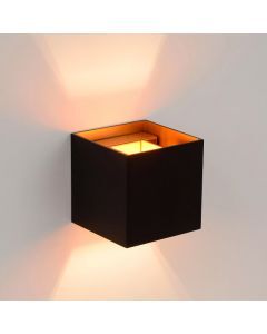 Schwarze Up down Wandleuchte Modern, Xio