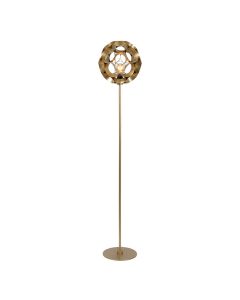 Goldene Stehlampe Modern, Hannelore