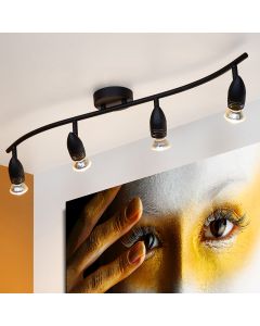 Schwarze Deckenstrahler Modern, Caro