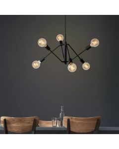 Schwarze Pendelleuchte Modern, Lester