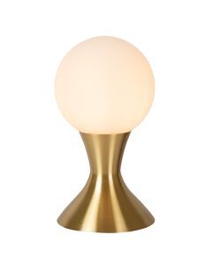 Goldene Tischleuchte Modern, Moya, mit Schalter