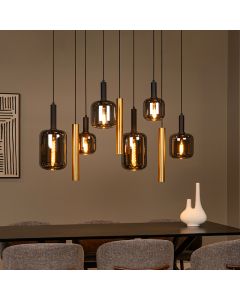 Schwarze Pendelleuchte Modern, Joanet