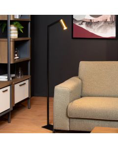 Schwarze Stehlampe Modern, Sybil, mit Schalter