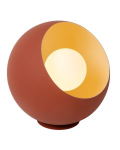 Orangene Tischleuchte Modern, Doredos, mit Schalter