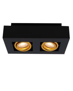Aluminium Aufbauspot Gold, Noraly